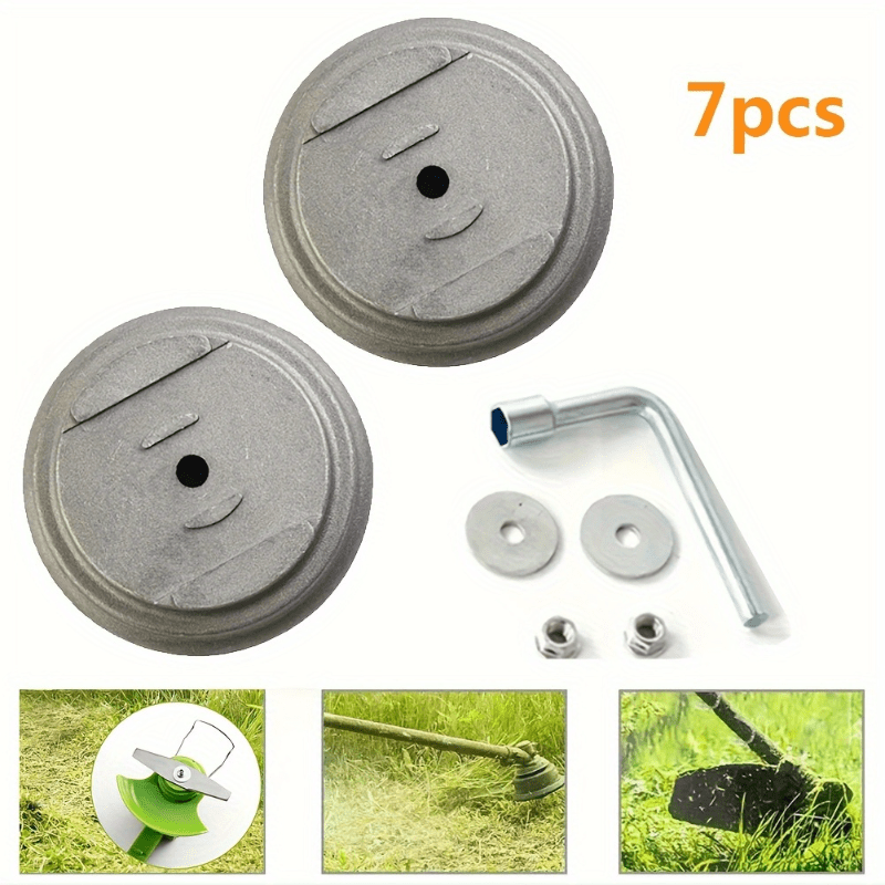 Gardening Tools Gifts - 7pcs Electric Lawn Mower Blade Base