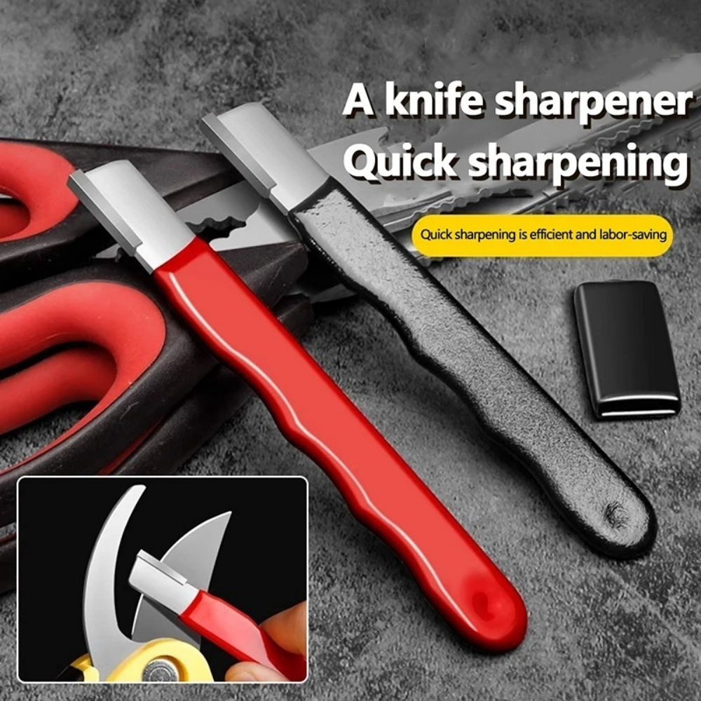 Gardening Tools Gifts - Professional Metal Knife Sharpener Scissors Sharpener