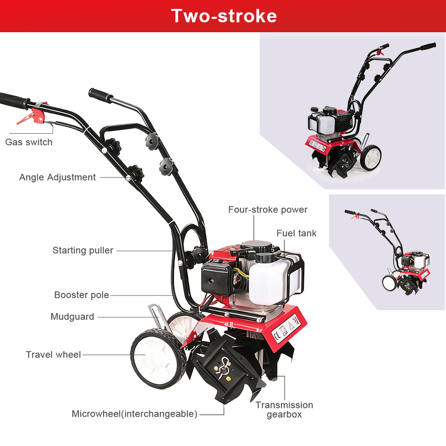 Tungfull Petrol Micro Cultivat - Gardening Tools And Equipment recension och pris