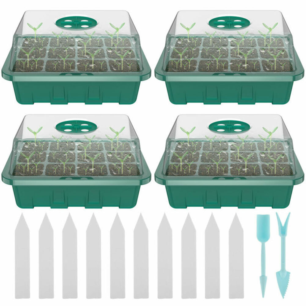 4Pcs Mini Greenhouse 12 Compar - Greenhouse Mini Indoor recension och pris