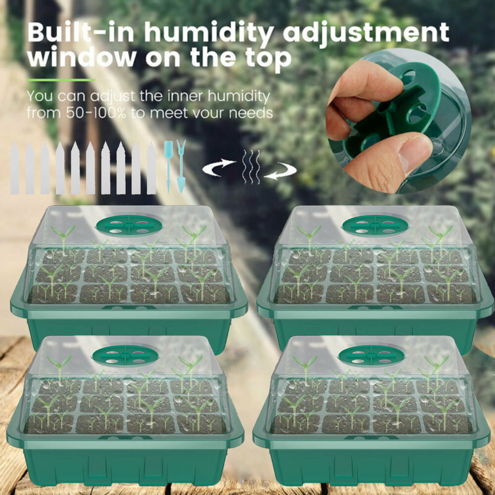 4Pcs Mini Greenhouse 12 Compar - Greenhouse Mini Indoor recension och pris