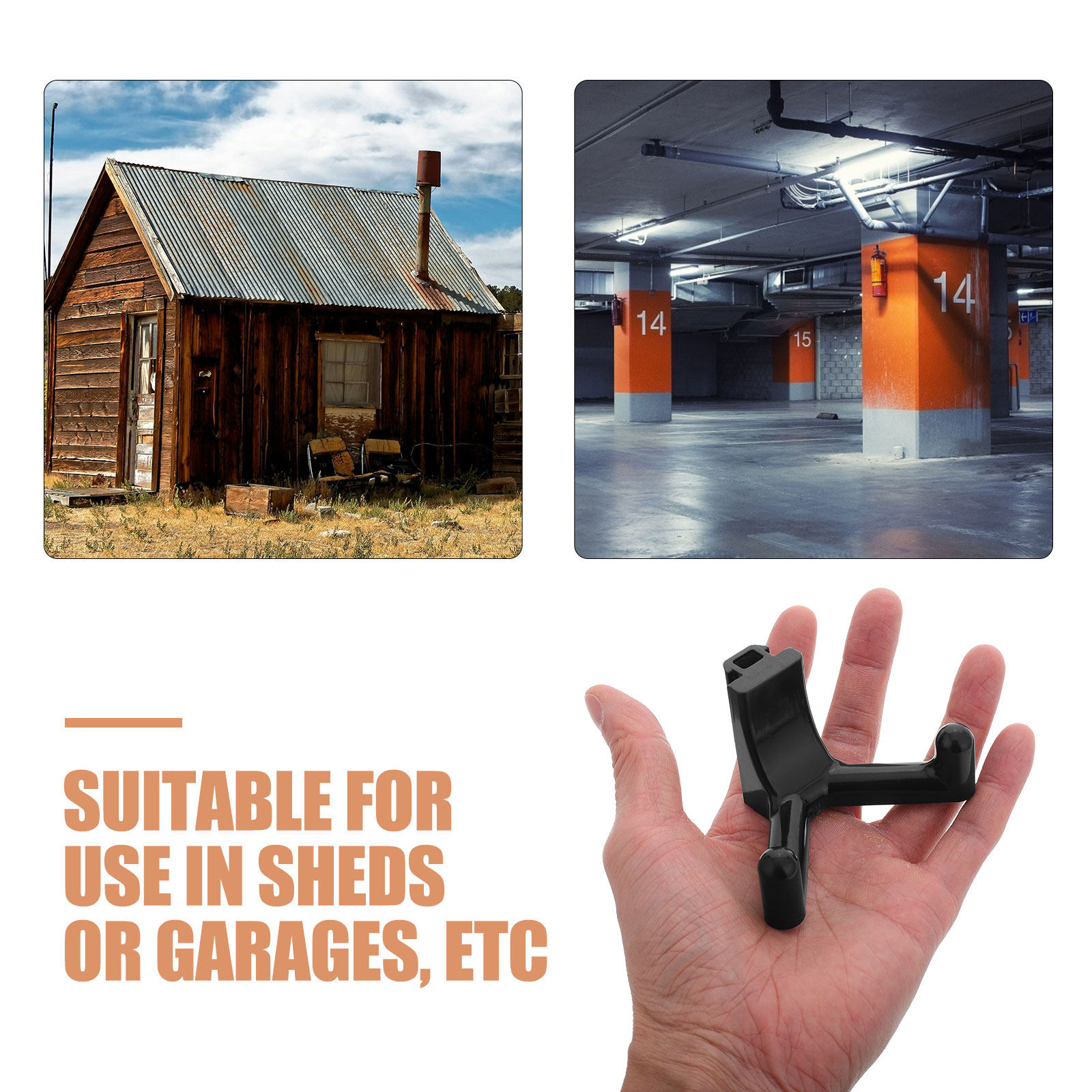 ABS Shed Tool Hook Groove Desi - Gardening Tools Storage recension och pris
