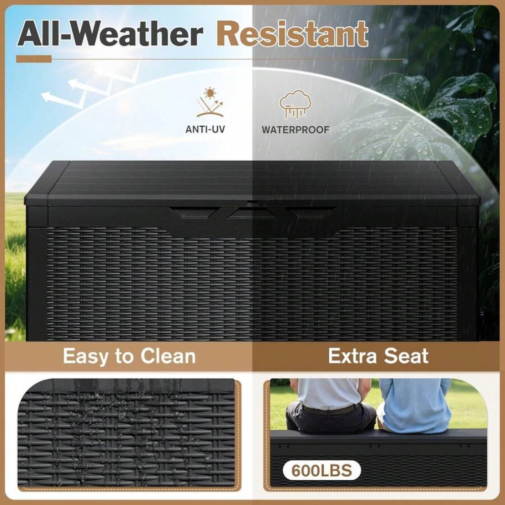 Large Lockable Outdoor Storage - Gardening Tools Storage recension och pris