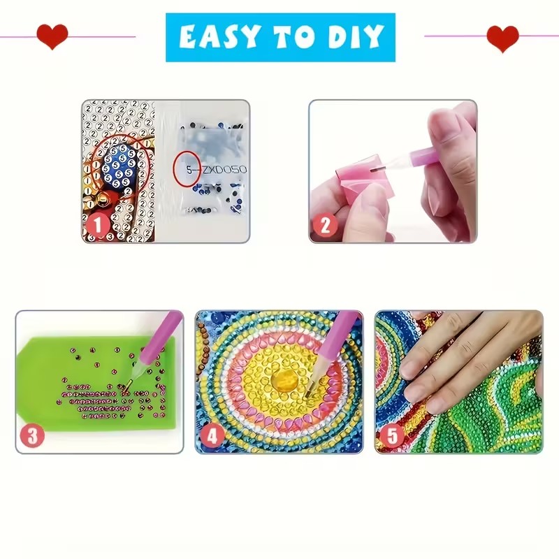 6 Pieces/Kit DIY Diamond Paint - Gardening Tools Diy recension och pris