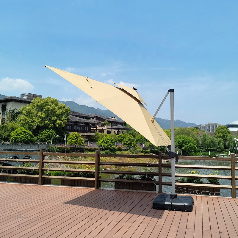 L  Big Size Cantilever Parasol - Gardening Tools Logo recension och pris