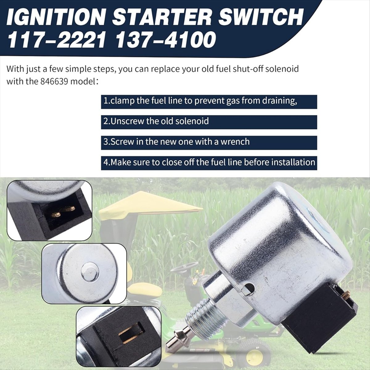 A24I 846639 Shut-Off Solenoid  - Gardening Hand Tools B&Q recension och pris