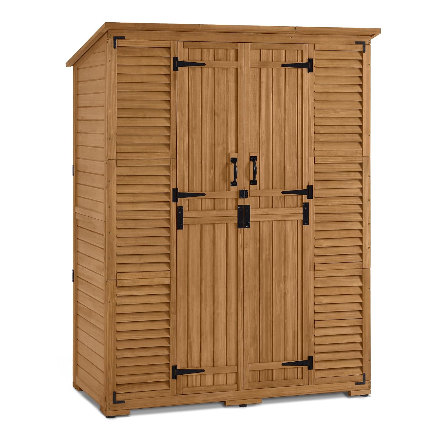Outdoor Storage Cabinet with S - Gardening Tool recension och pris