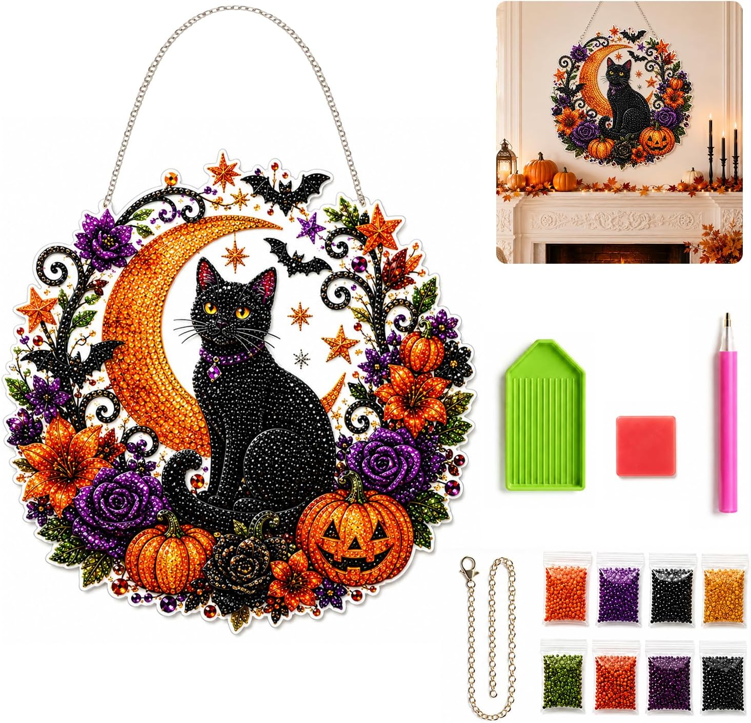 Halloween Pumpkins Diamond Art - Gardening Tools Diy recension och pris