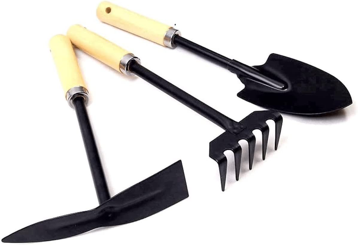 Mini Shovel Shovel Three Sets  - Gardening Tools Wooden recension och pris