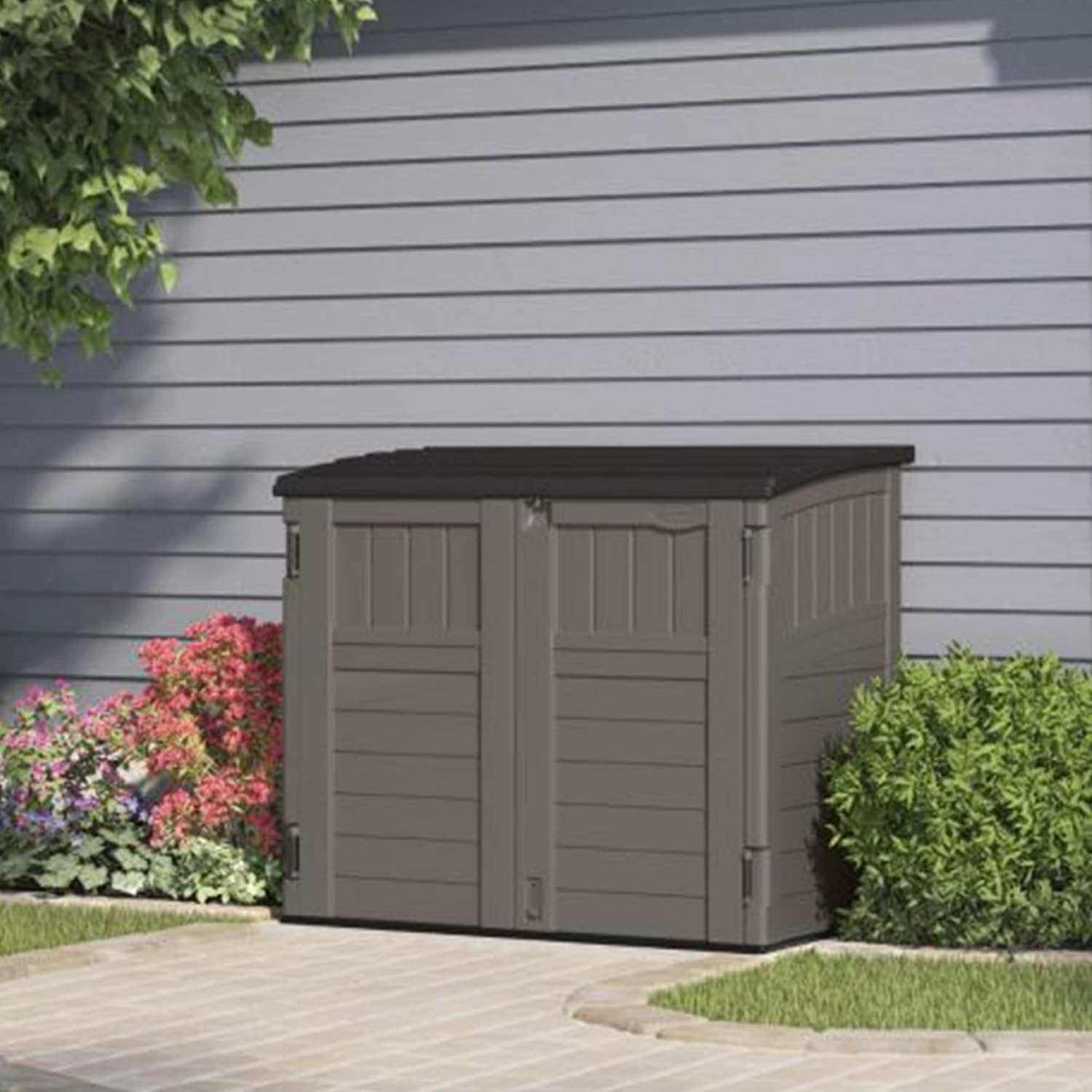 Outdoor Storage Shed For Backy - Gardening Tools And Equipment recension och pris