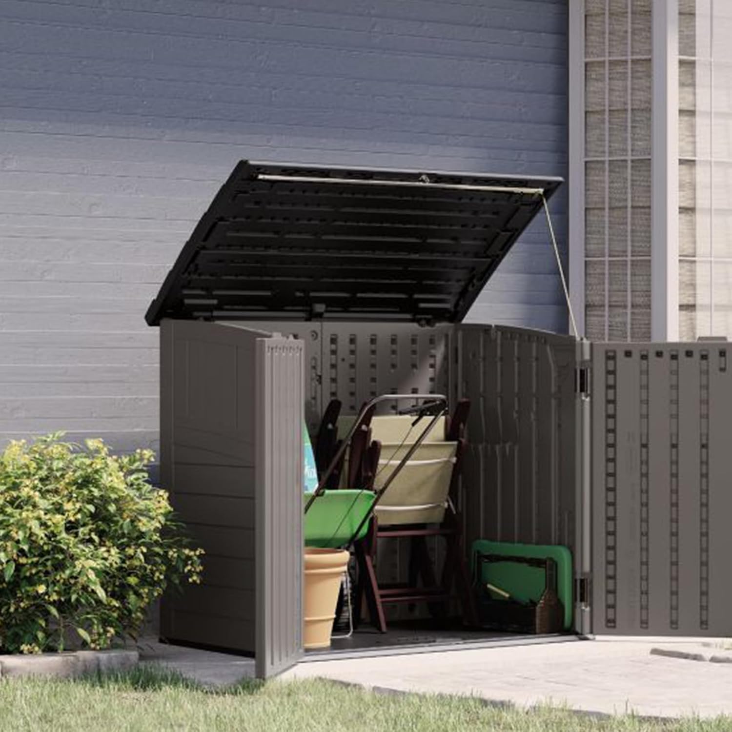 Outdoor Storage Shed For Backy - Gardening Tools And Equipment recension och pris