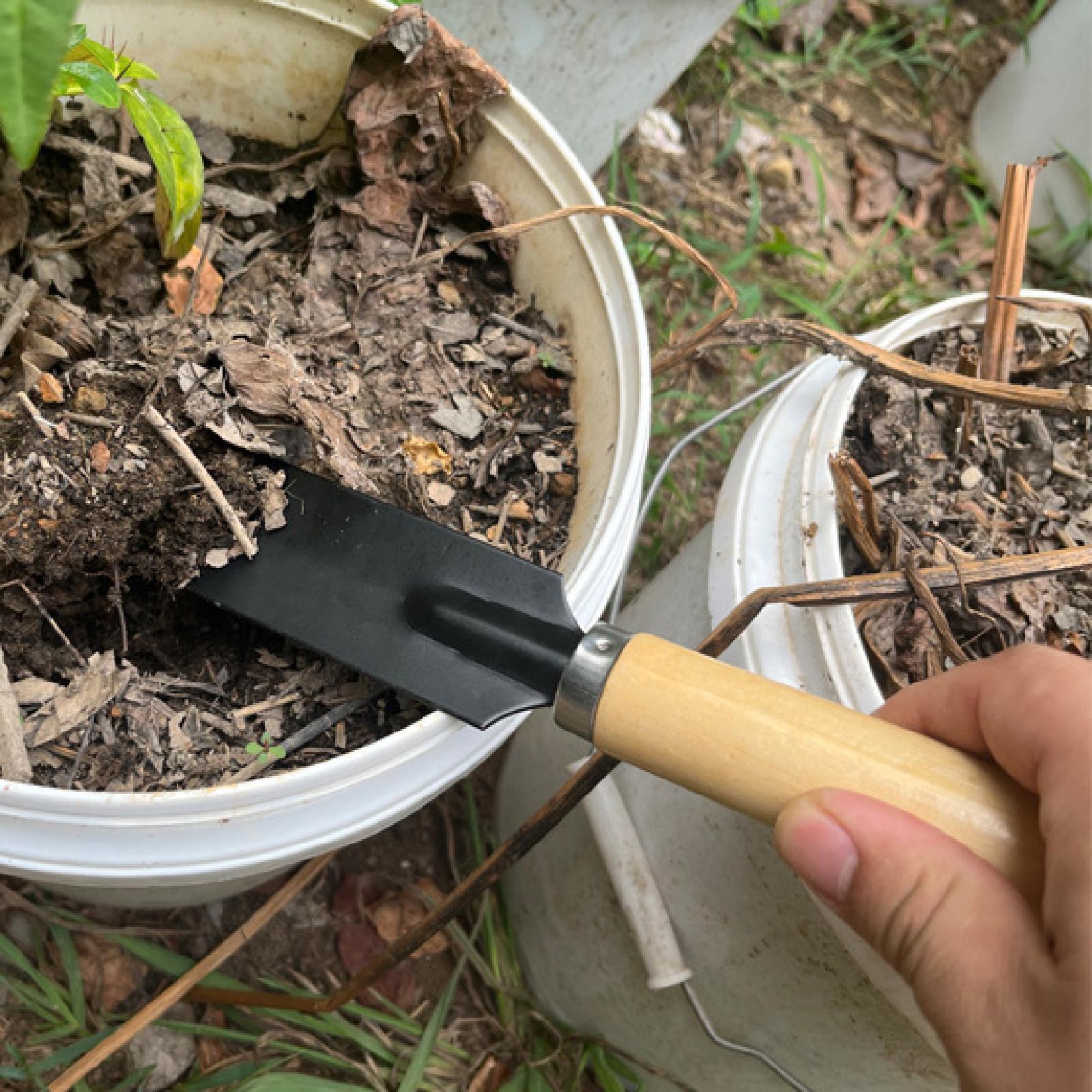 Small Garden Spade Digging Too - Gardening Tools Wooden recension och pris