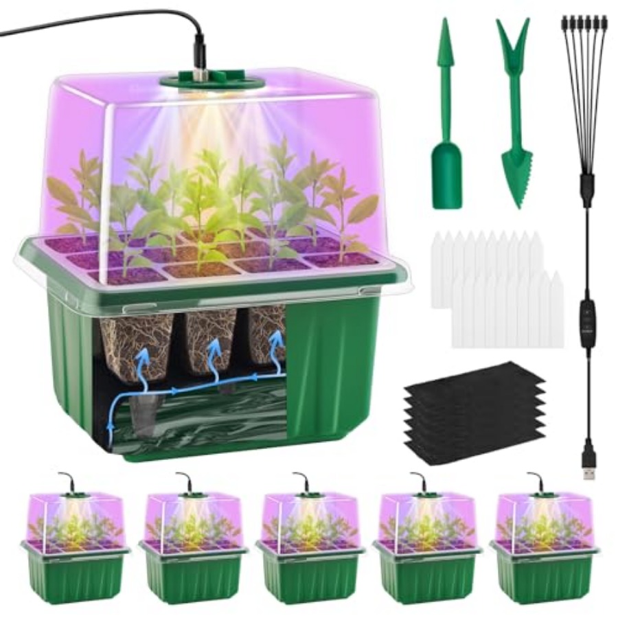 Seed Starter Tray with Light,  - Greenhouse Mini Indoor recension och pris