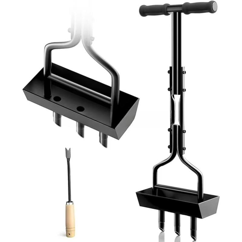 Manual Lawn Aerator Manual Cor - Gardening Tools Storage recension och pris