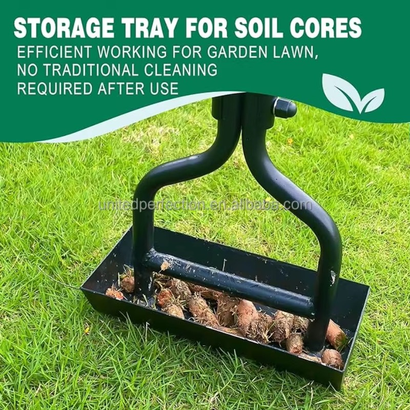 Manual Lawn Aerator Manual Cor - Gardening Tools Storage recension och pris