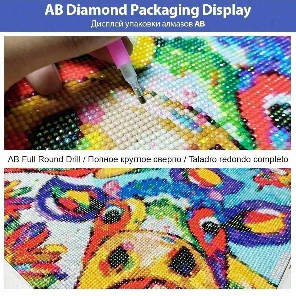 1 piece 5D DIY flocking cloth, - Gardening Tools Diy recension och pris