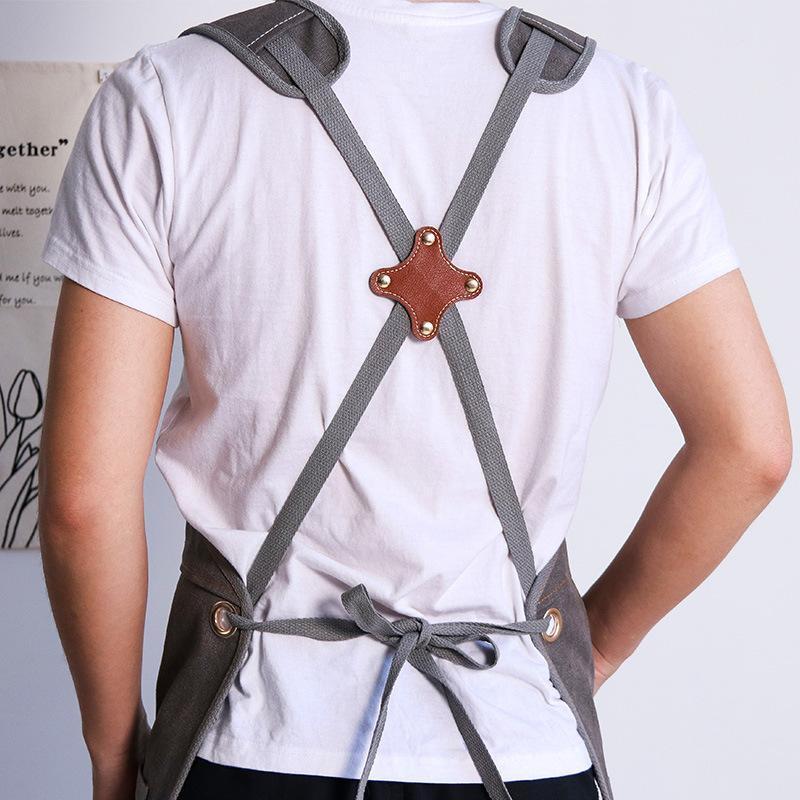 Canvas Apron With Printed Logo - Gardening Tools Logo recension och pris