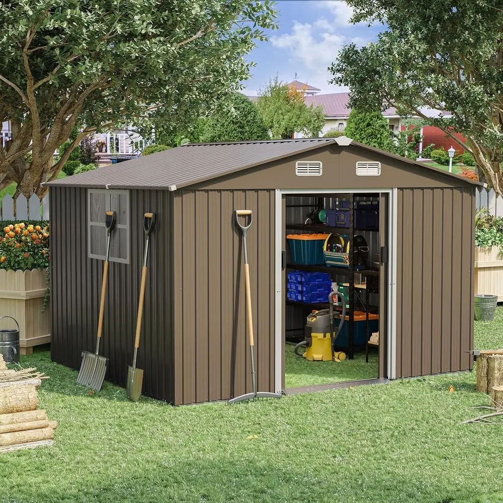 10T x 8T Outdoor Metal Storage - Gardening Tool recension och pris