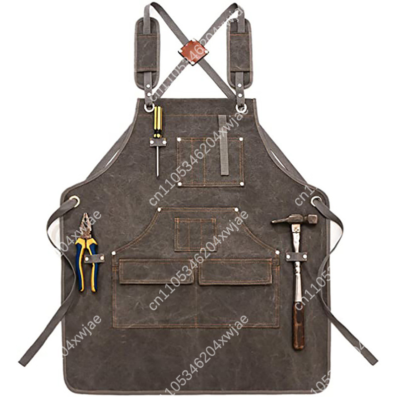 Heavy Duty Canvas Apron With C - Gardening Tools Logo recension och pris
