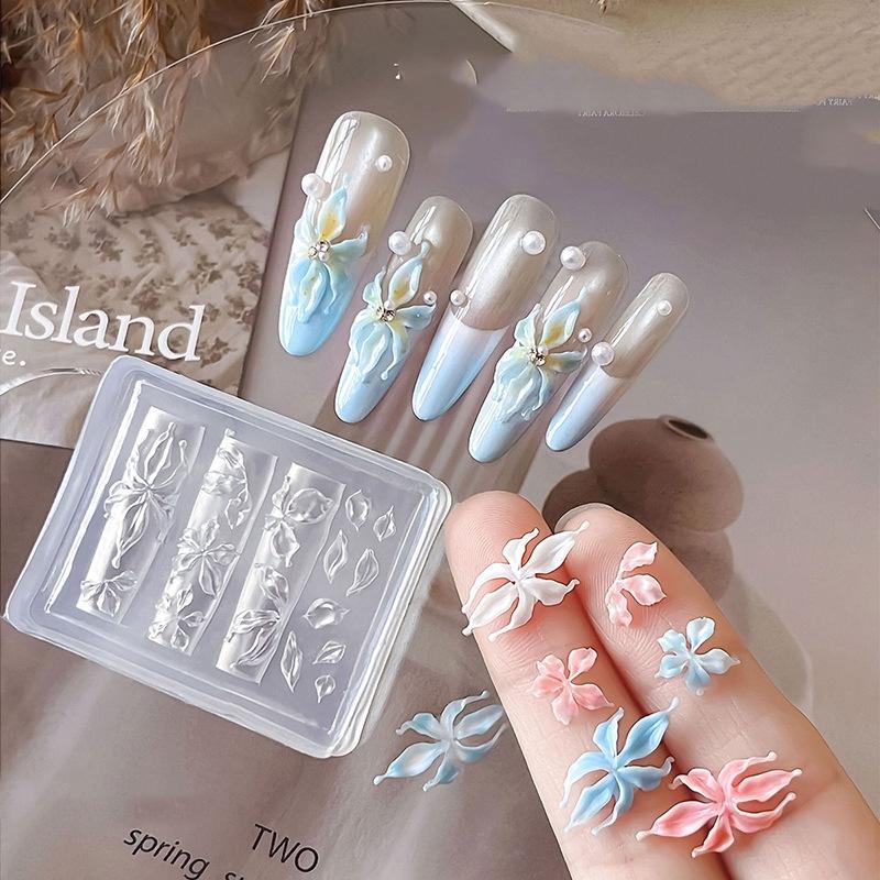 New Flower Nail Art Mold 3D Si - Gardening Tools Diy recension och pris
