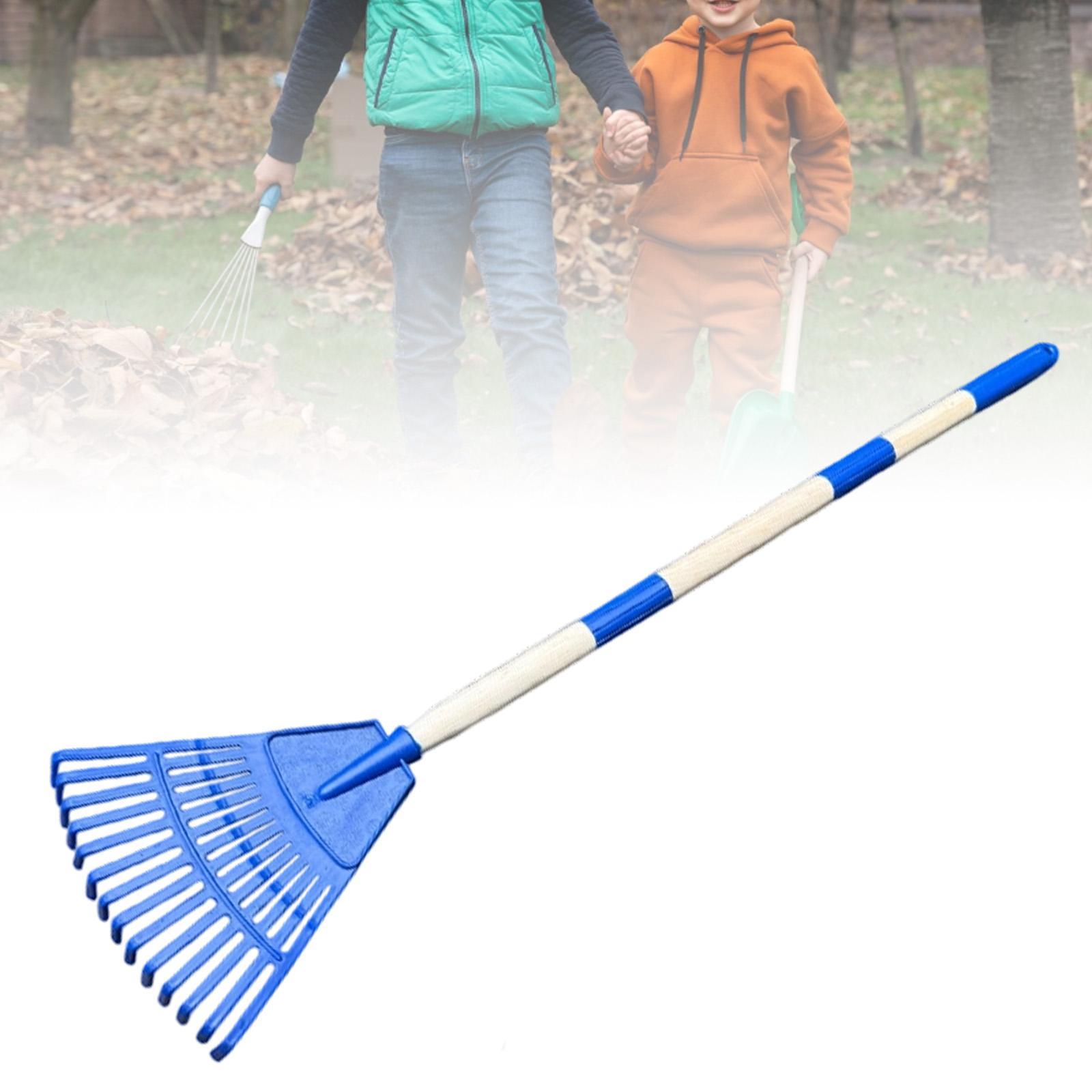 Small Leaf Rake 3 Sections Ste - Gardening Tools For 8 Year Olds recension och pris