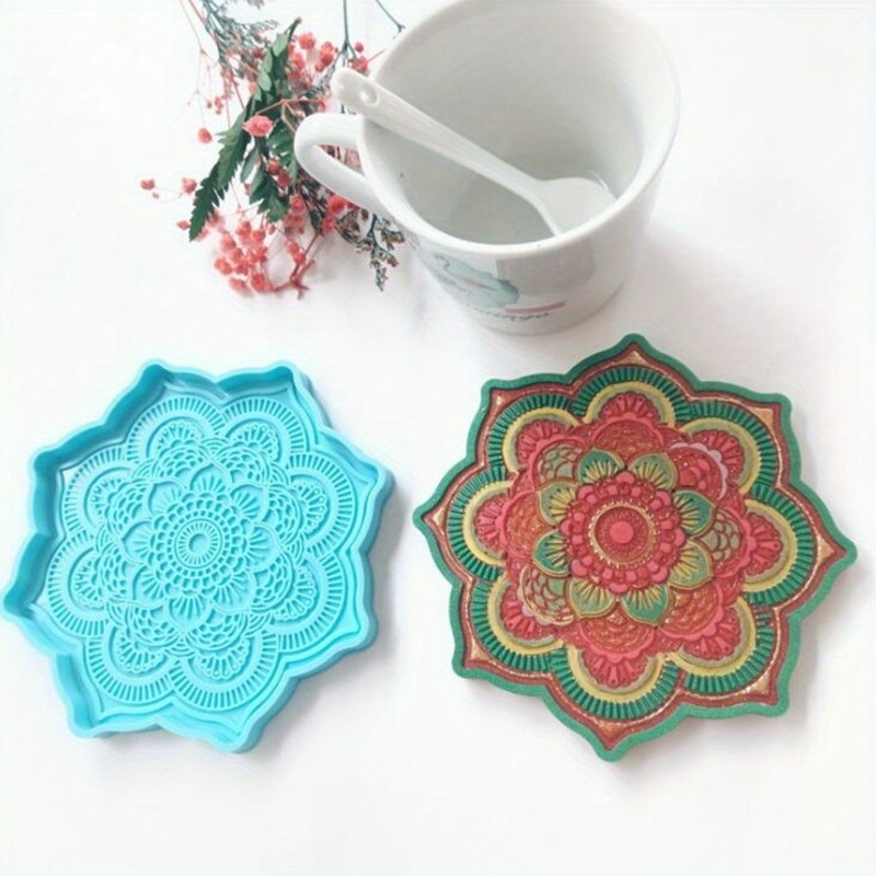Mandala Coaster Silicone Mold  - Gardening Tools Diy recension och pris