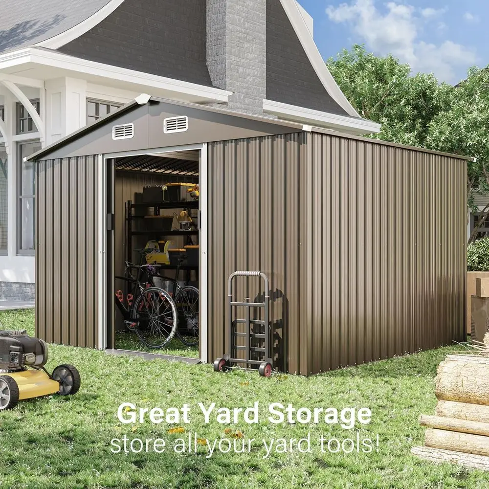 10T x 8T Outdoor Metal Storage - Gardening Tool recension och pris