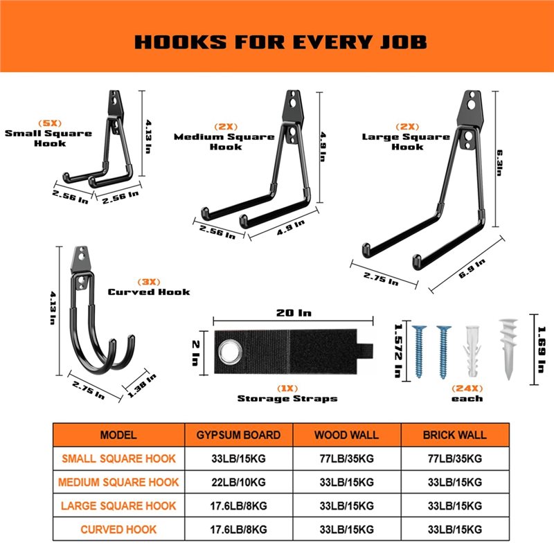 【Big deal】Multi-Sized Wall-Mou - Gardening Tools Big recension och pris