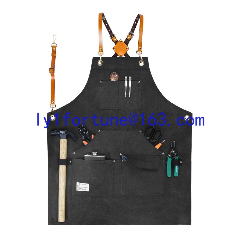 Thick canvas waterproof apron  - Gardening Tools Logo recension och pris