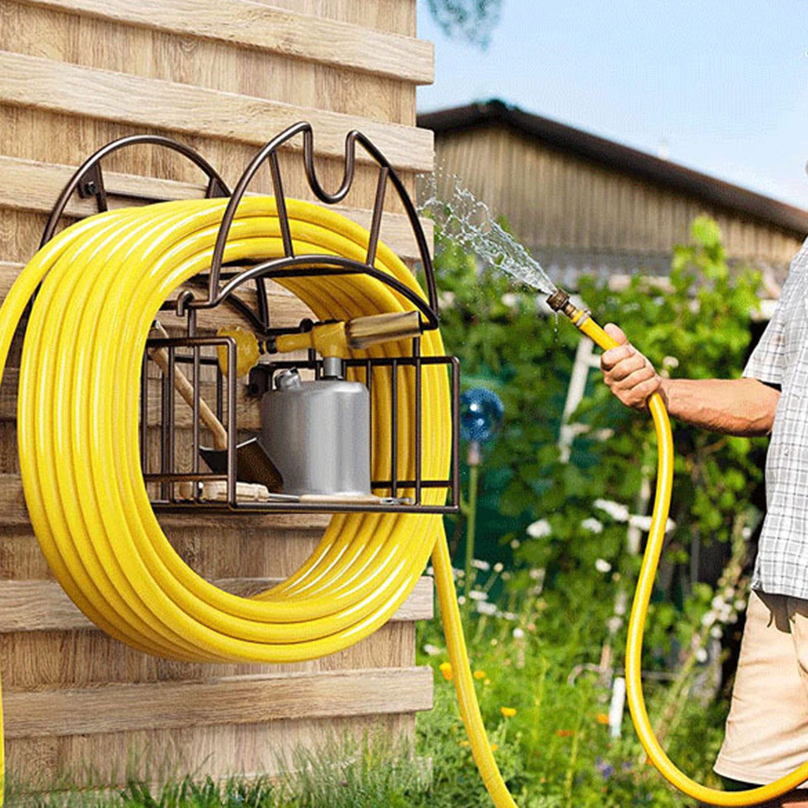 Wall Mount Garden Hose Holder  - Gardening Tools And Equipment recension och pris